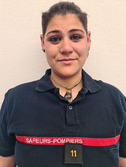 Portrait du Sapeur Cyane Ascheri